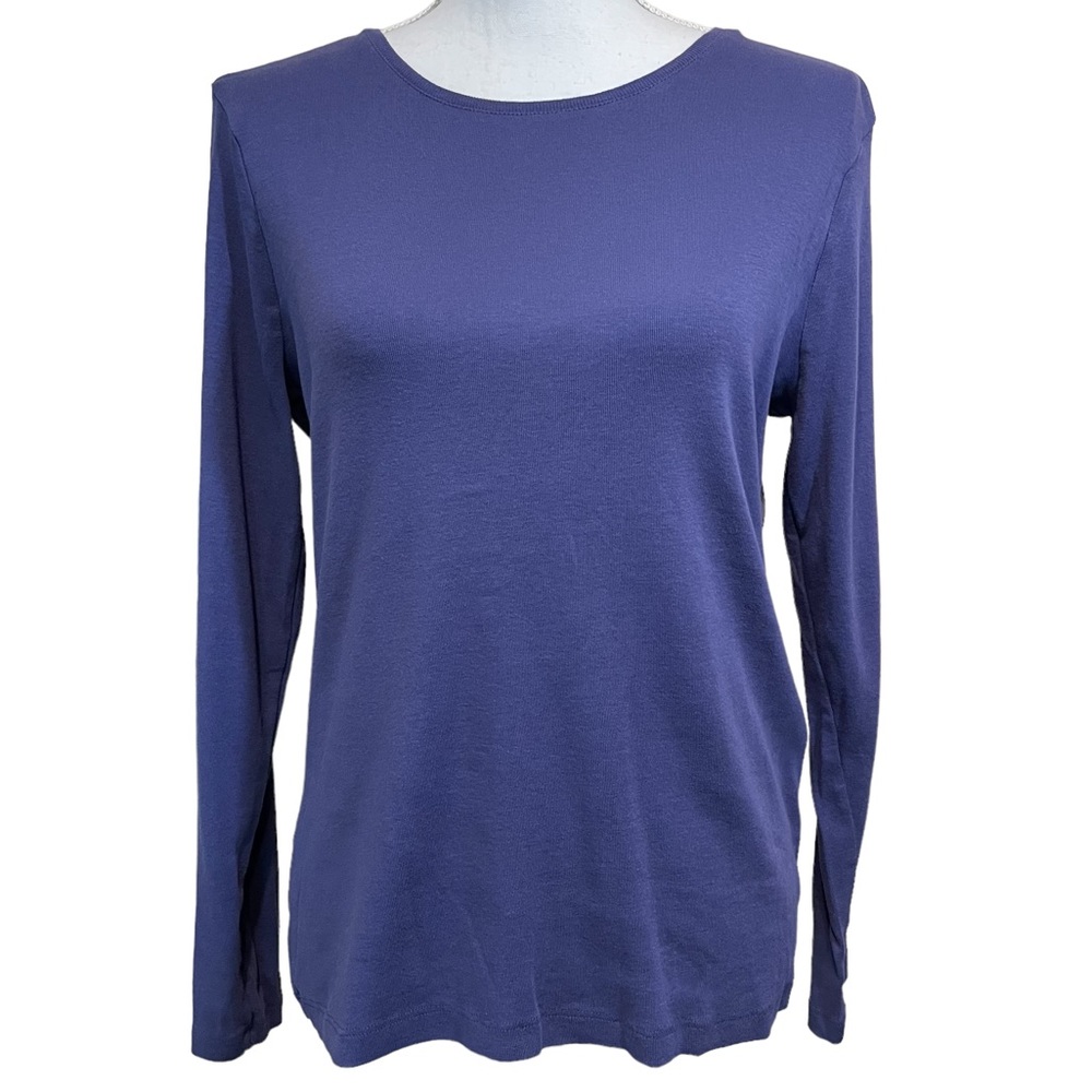 Chico's Purple Long Sleeve T-Shirt.  Size S